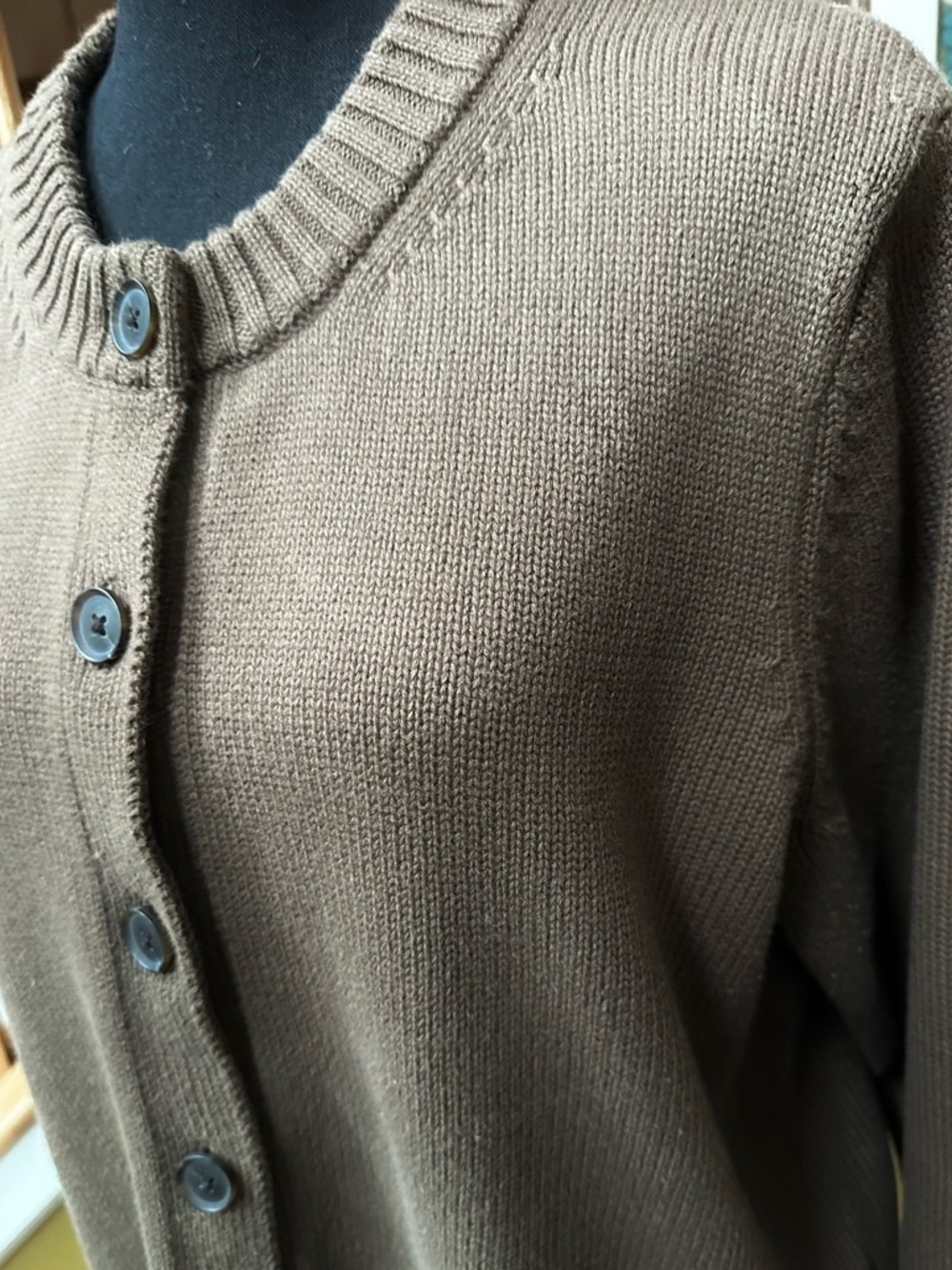 GAP Cardigan In Chocolate Brown - Picture 6 of 10
